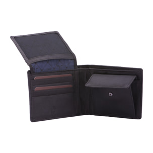 Portafoglio  da uomo In Vera pelle Made in Italy 10x12x2,5 cm