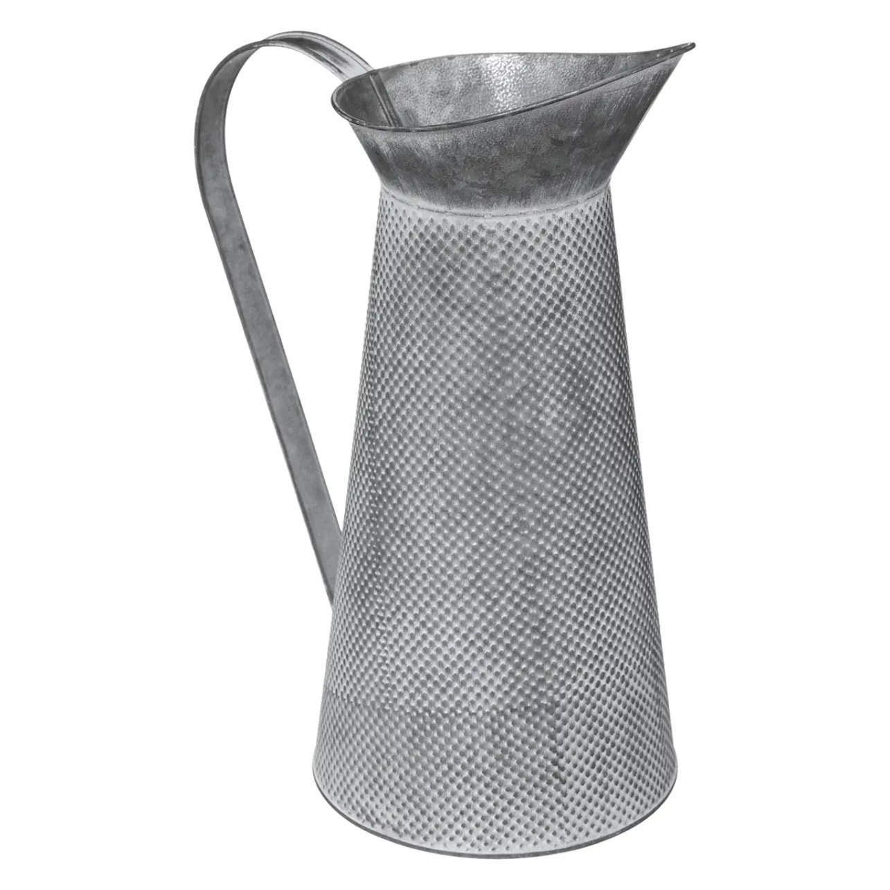 Carafe métal et zinc H38cm