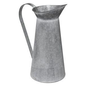 Carafe métal et zinc H38cm