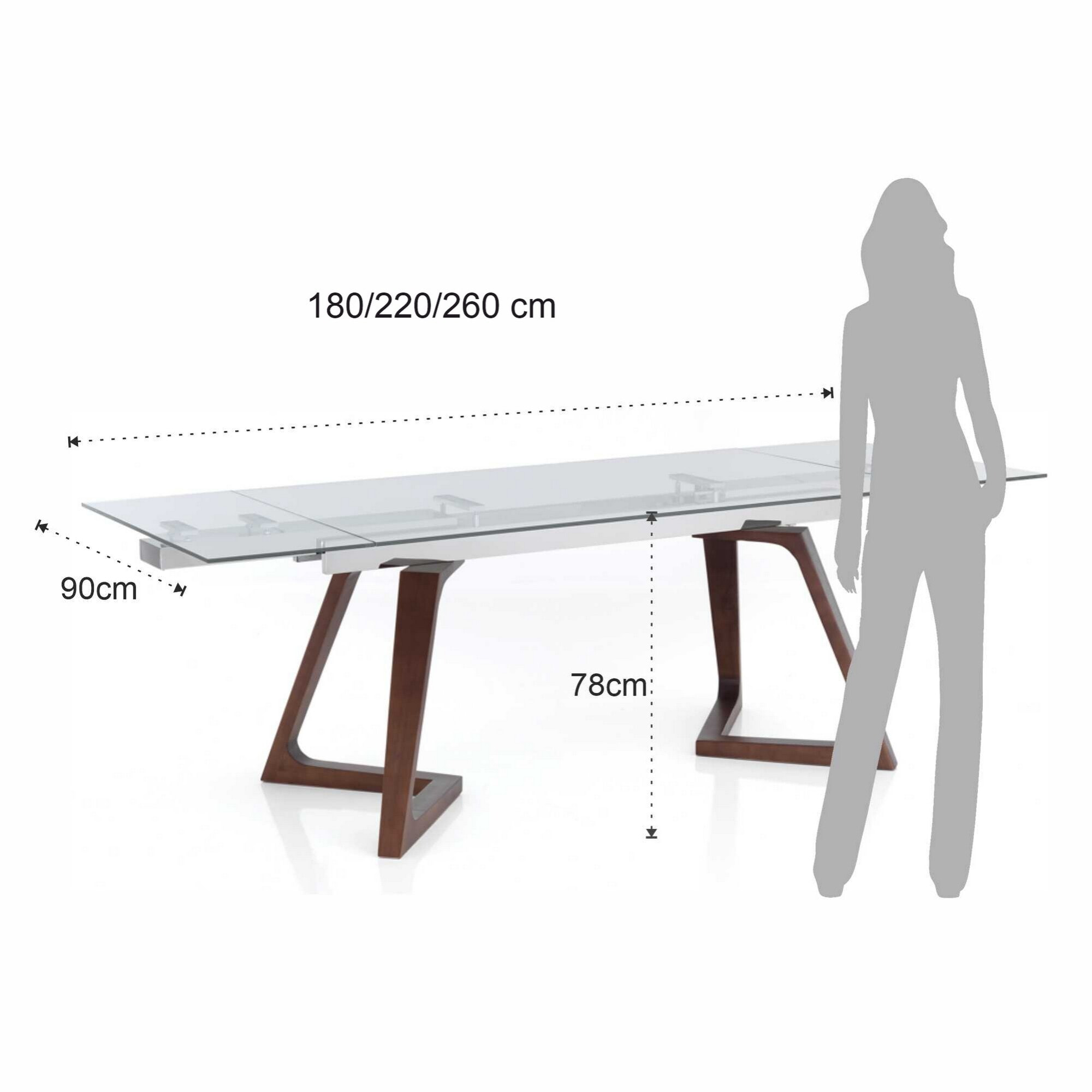 Tomasucci table extensible STARK Transparent.