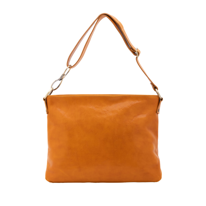 Borsa a spalla  da donna In Vera pelle Made in Italy 38x29x11 cm