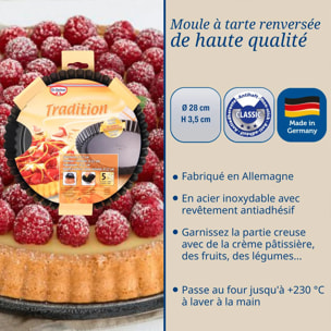 Moule à tarte renversée 28 cm Dr.Oetker Tradition