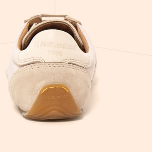 Zapatos N5935A MULTI MATERIAL CREAM/ONDINA color Cream