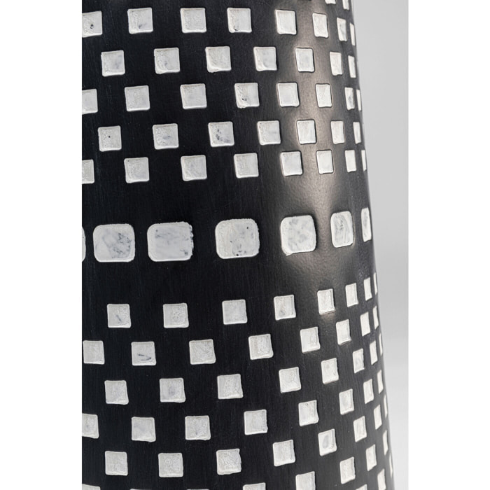Vase Squares noir et blanc 40cm Kare Design