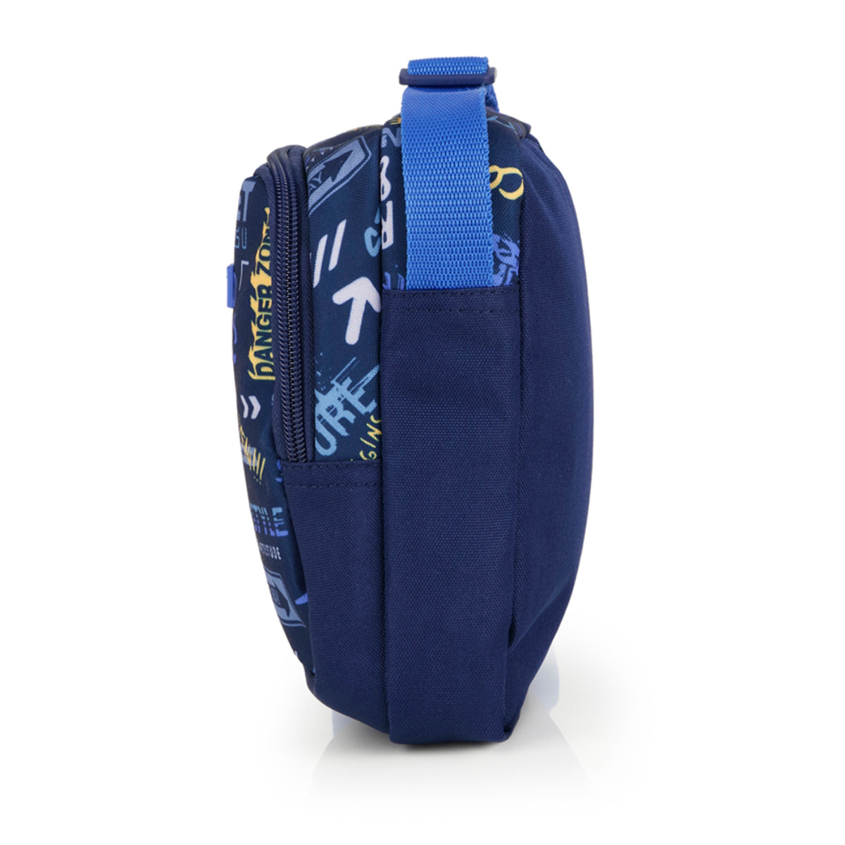 Bandolera infantil Gabol SKULL azul y resistente al agua