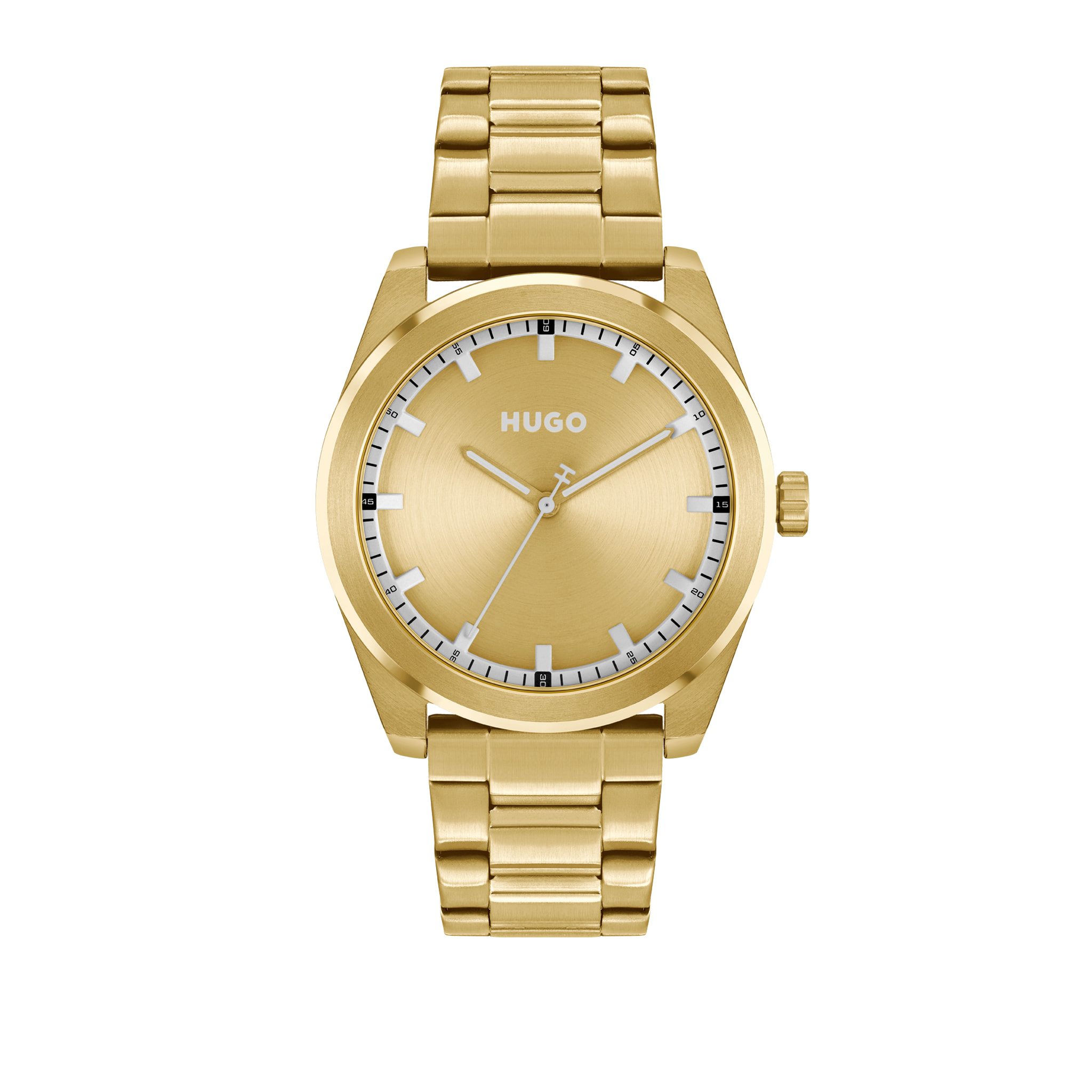 Reloj Hugo 1530354 Hombre Analogico Cuarzo con Correa de Acero inoxidable