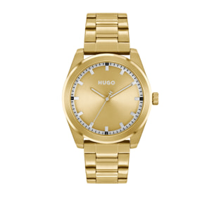 Reloj Hugo 1530354 Hombre Analogico Cuarzo con Correa de Acero inoxidable