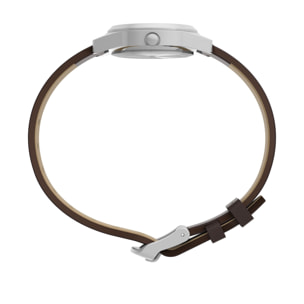 Timex Análogo De Cuarzo Expedition Field Chronograph 43Mm Leather Strap Watch