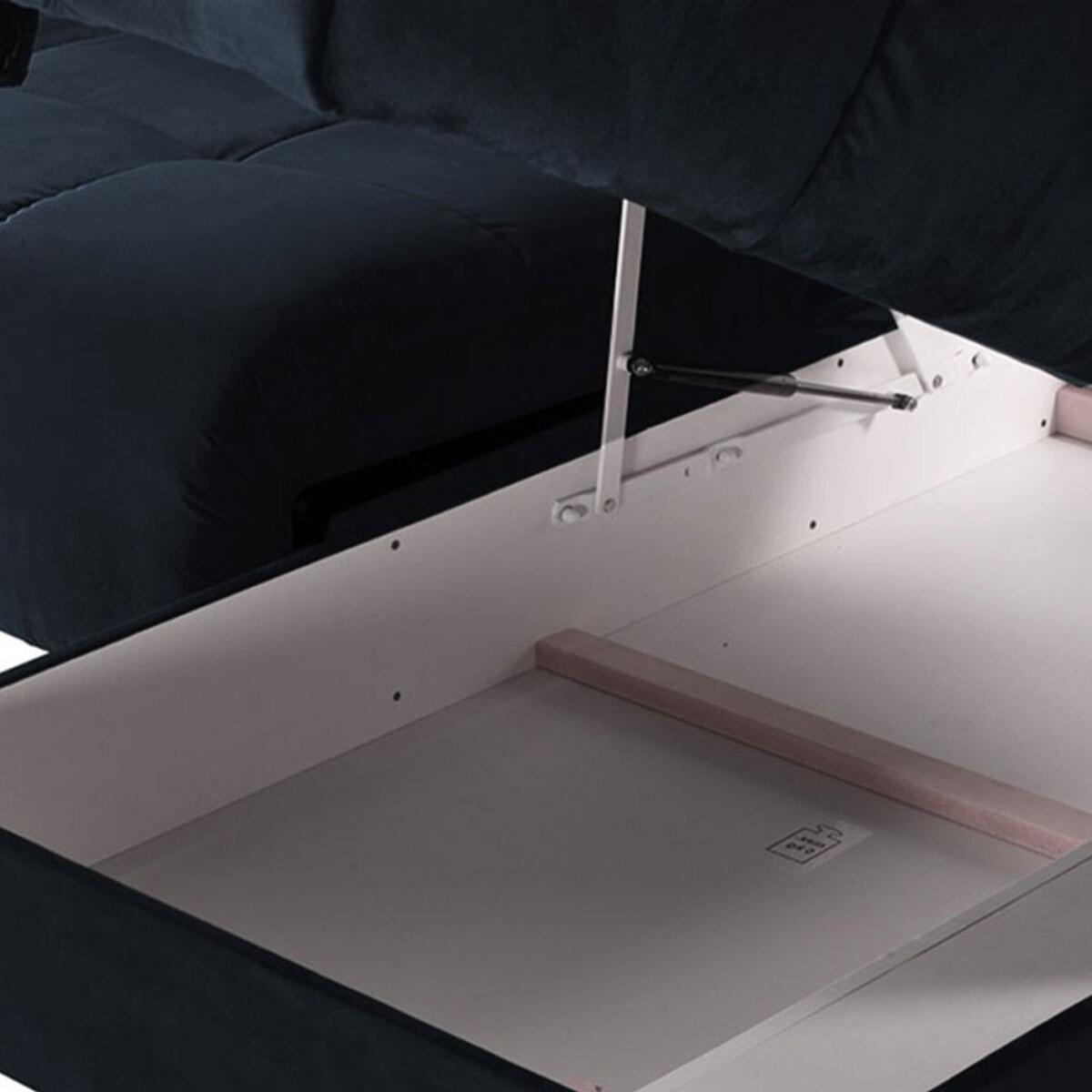 Canapé Velours Convertible Angle droit Anacapri - 3 Places