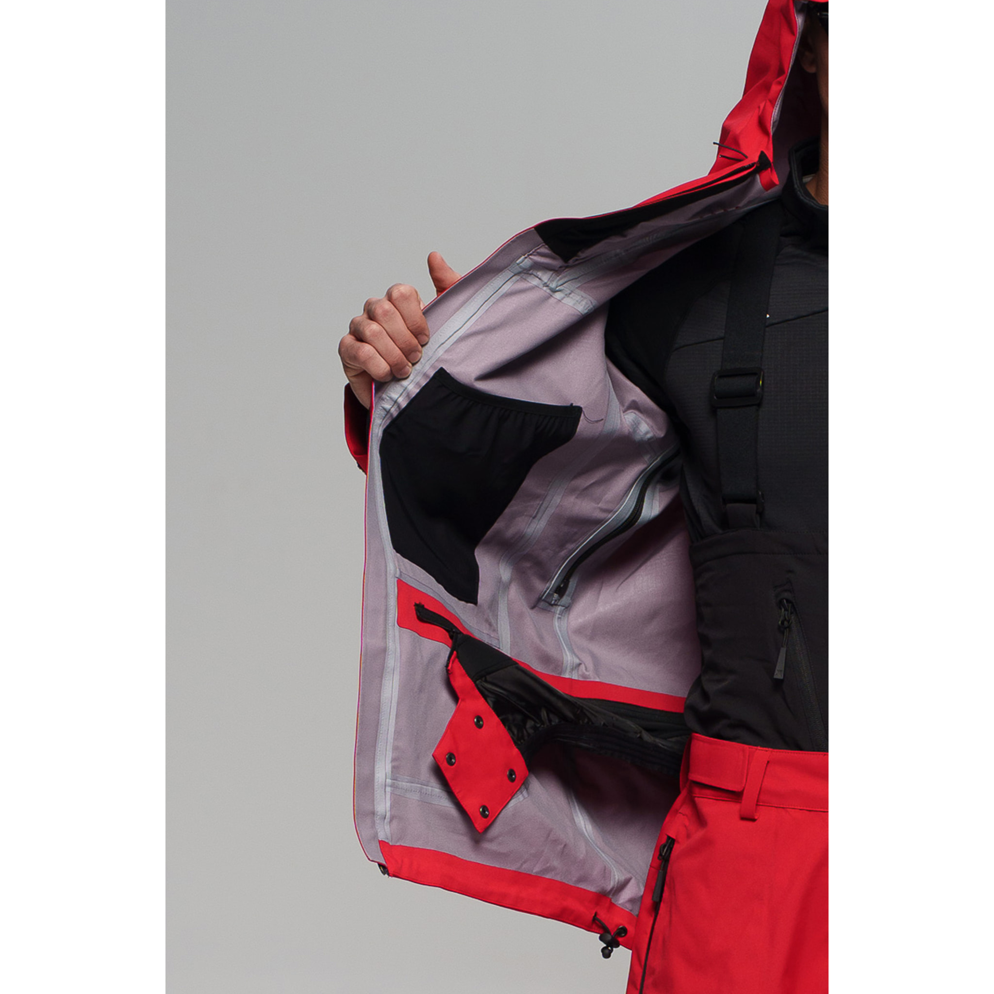 Chaqueta para hombre ECOON ECOExplorer Jacket Men - Rojo