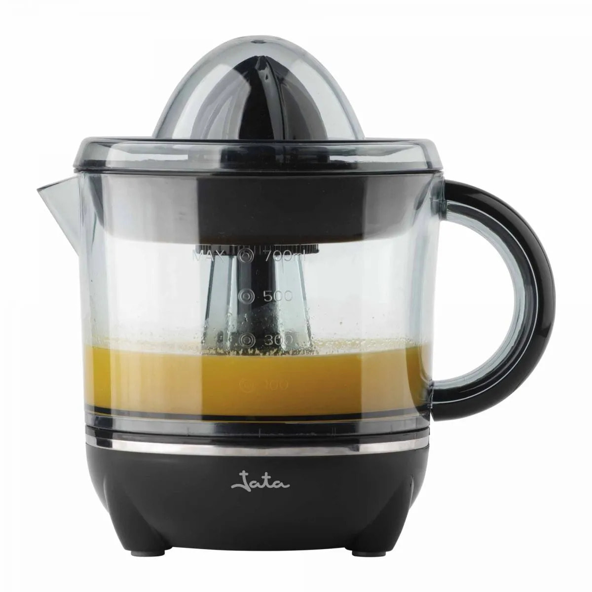 Exprimidor de naranjas eléctrico JEEX1423 con jarra de 700 ml. Lleva 2 conos. Rotación bidireccional