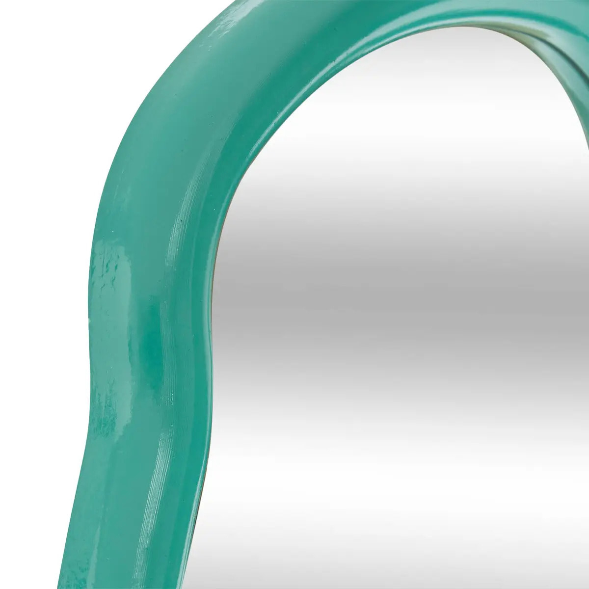 Miroir mural Reza vert 33x25cm