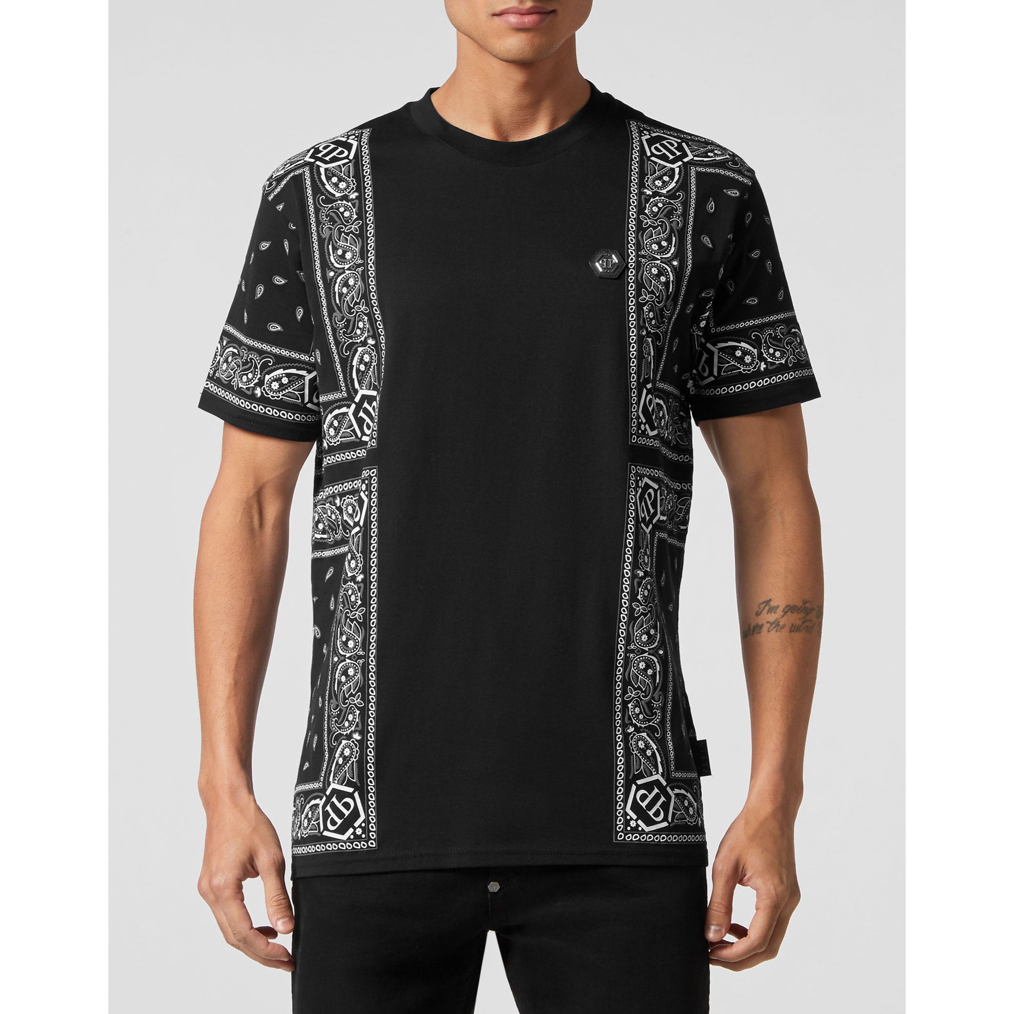 PHILIPP PLEIN T-shirt girocollo a maniche corte PAISLEY