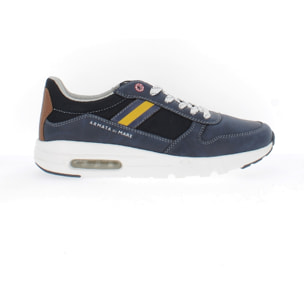 Armata di Mare Scarpe Uomo Sneakers Air Cushion Casual Stringate con Soletta Rimovibile in Memory Foam AMU SS23L337 Navy