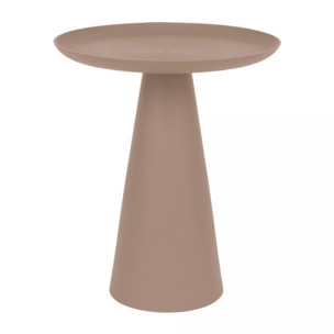 Ringar - Table d'appoint ronde en aluminium ø34,5cm - Couleur - Rose