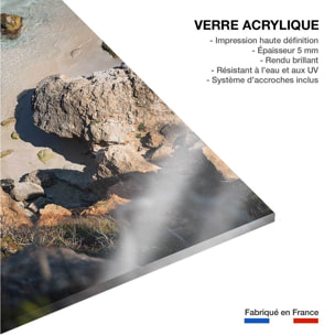 Tableau plage secrete en grèce Tableau plexiglas