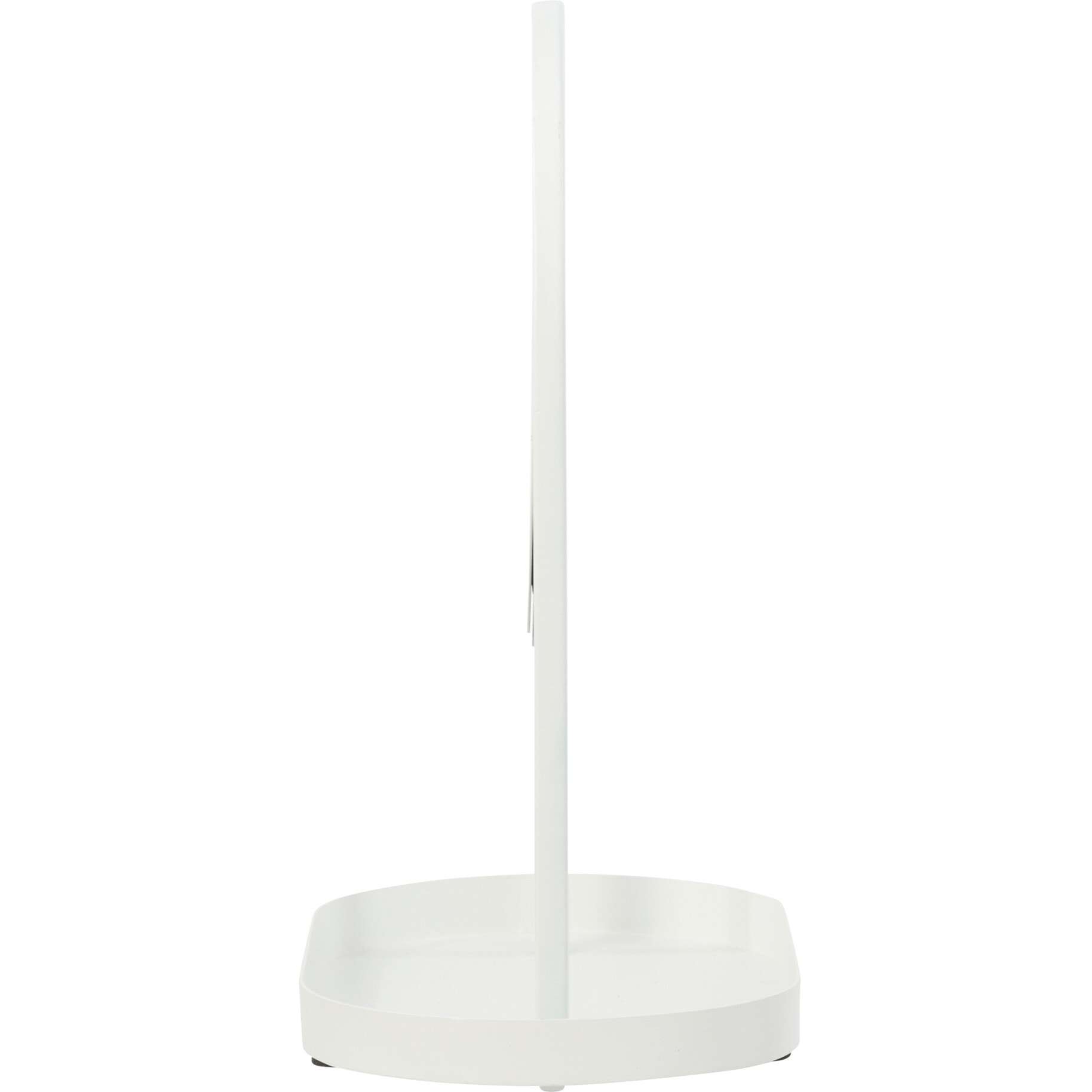 J-Line Miroir de Table + Support Bijoux - métal - blanc - small