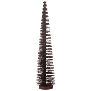 J-Line décoration Sapin De Noël Paillettes -  plastique - bordeaux - medium