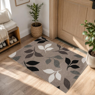 Tapis salon et chambre tissé motif floral SATO