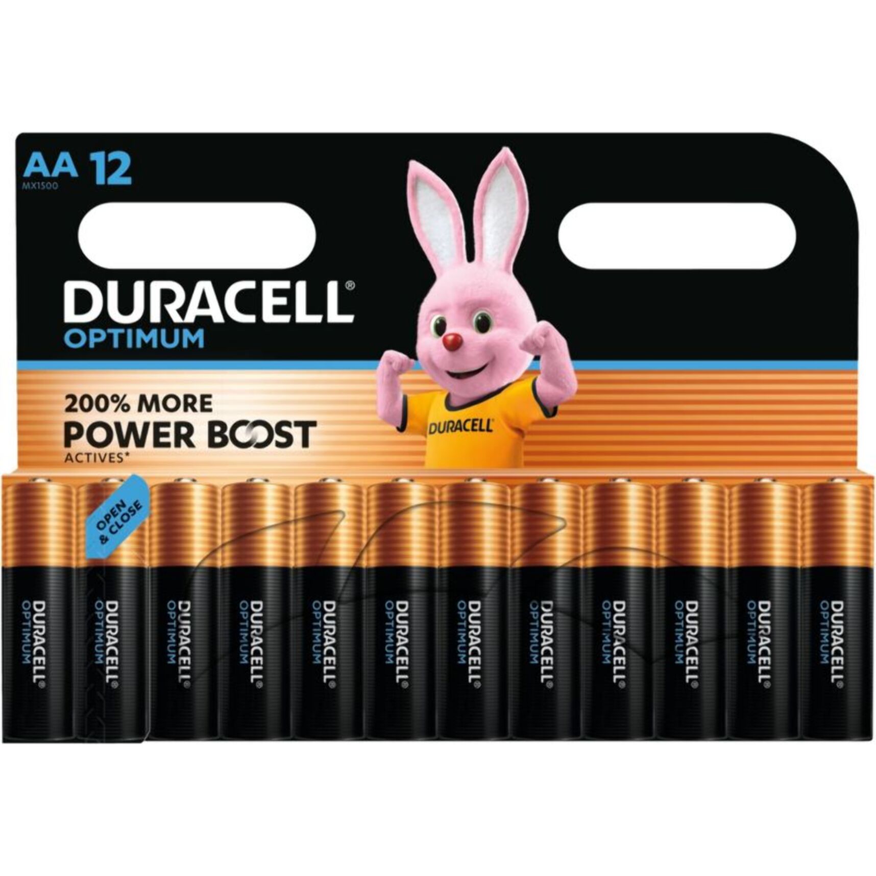 Pile DURACELL LR06 AA x12 OPTIMUM