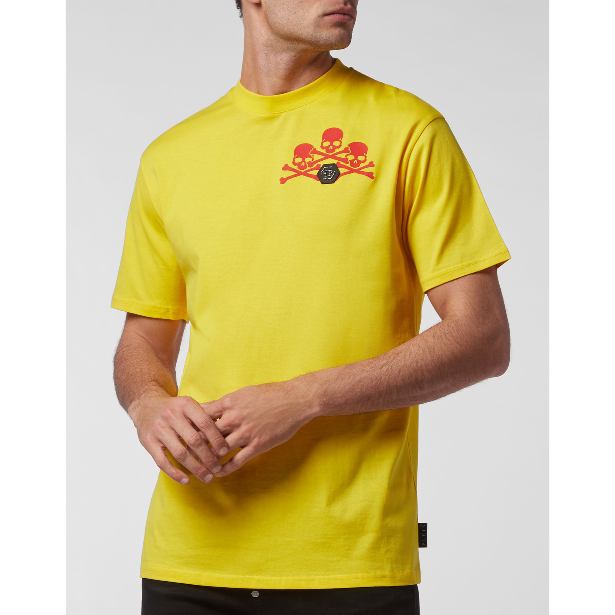 PHILIPP PLEIN Camiseta Cuello Redondo SKULL