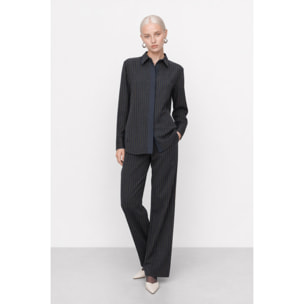 Kocca - Camicia da donna in viscosa a righe a maniche lunghe Donna