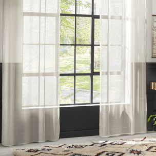 Voilage "Moly" - ivoire - 135x240 cm