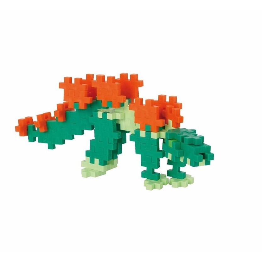 TUBO DE CONSTRUCCIONES PLUS PLUS 100 PIEZAS STEGOSAURUS