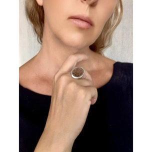 Anillo Jungle en plata 10µ