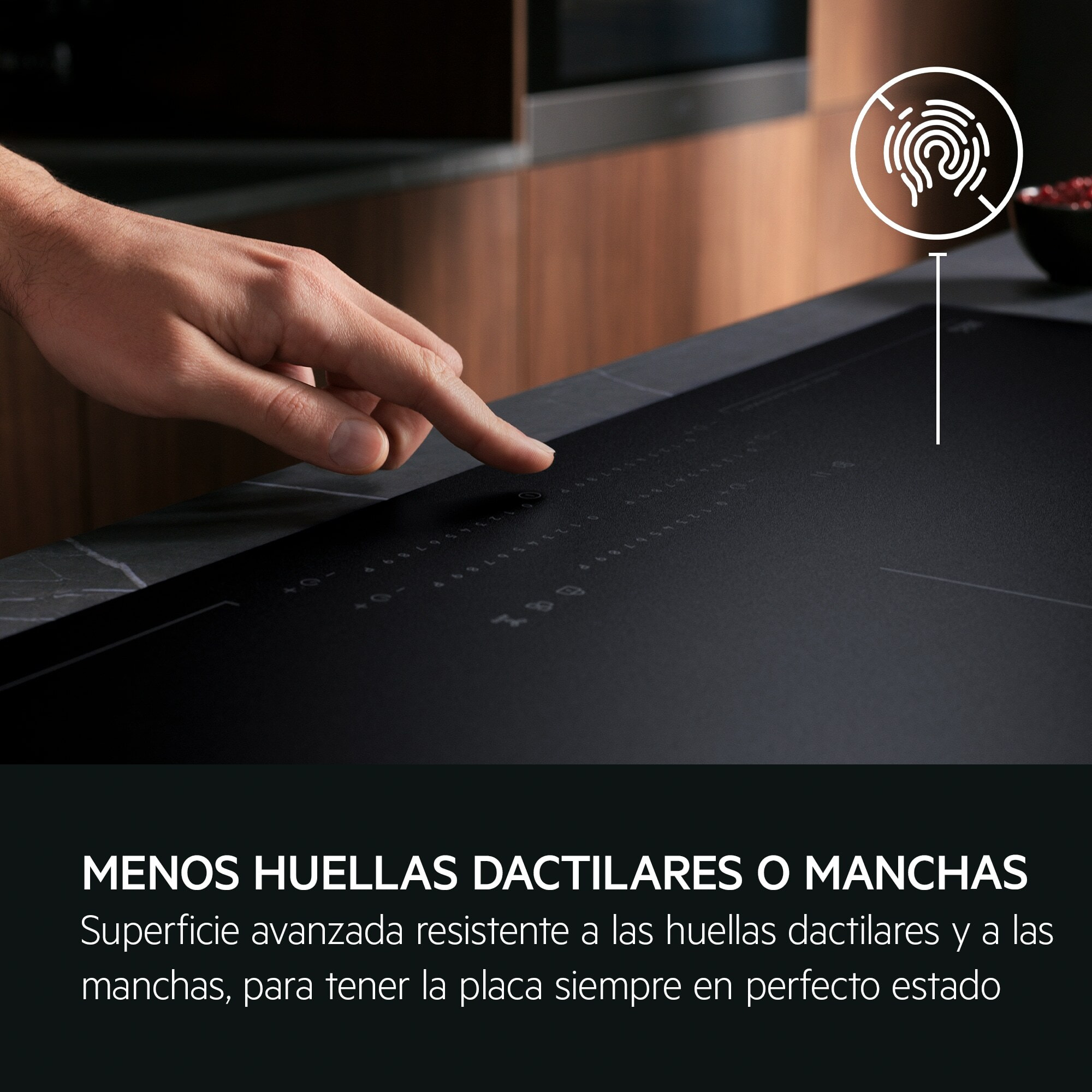 AEG Placa de inducción SaphirMatt® Serie 6000 Flex Bridge de 60 cm TI63IF00IZ