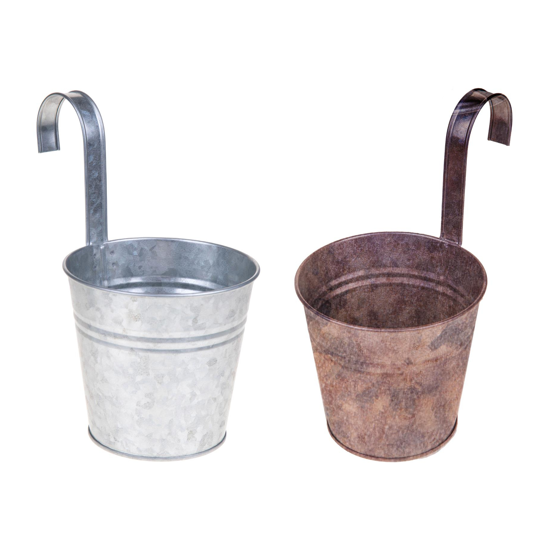 Cachepot Con Gancio Dm 15,5 H26 Cm - Pezzi 6 - 15,5X26X11,5cm - Colore: Altro - Bianchi Dino - Decori Casa E Complementi