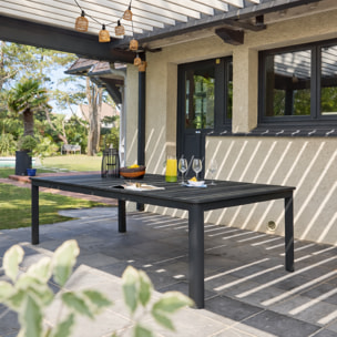 Table de jardin extensible aluminium 12 places KARO