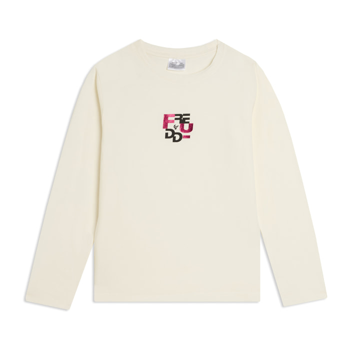 T-shirt Junior manica lunga con grafica FREDDY