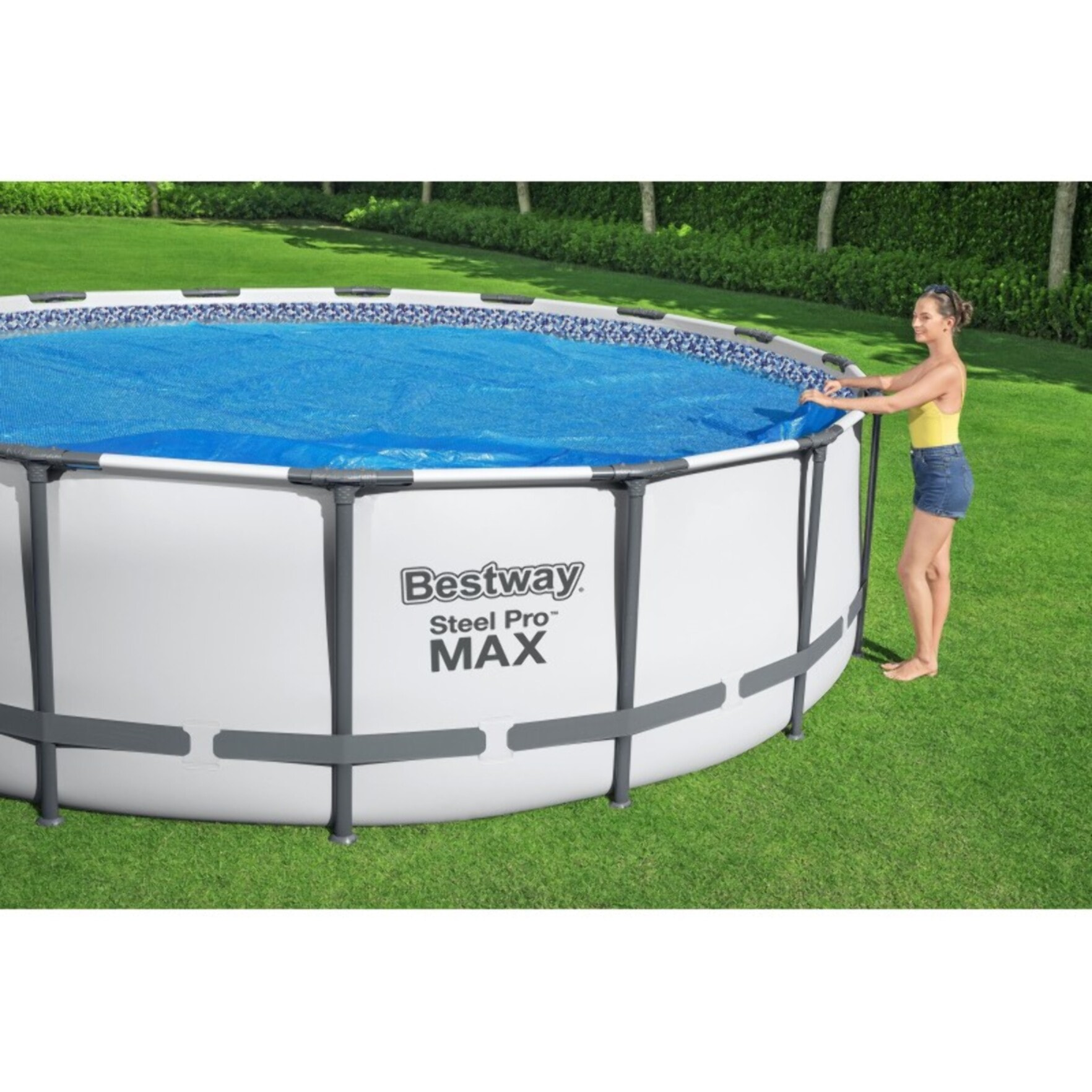 Bestway Bâche à bulles ronde pour piscine ø549 cm