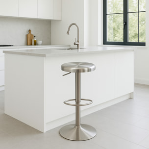 Tabouret de bar Kalea argenté Kare Design