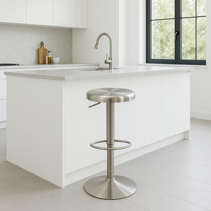 Tabouret de bar Kalea argenté Kare Design
