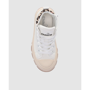 Deportivos - Blanco - Tacón: Bajo