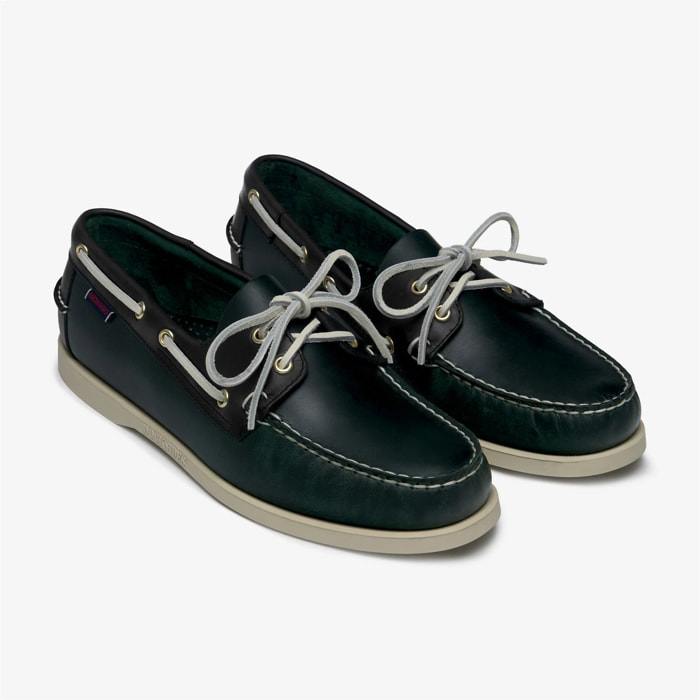 Sebago - Docksides Uomo Verde - Docksides Portland Waxed