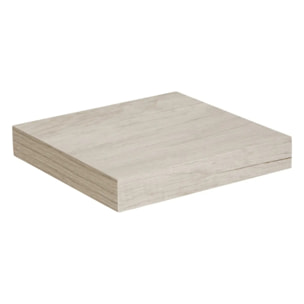 Étagère murale "Fixy" 23,5cm effet chêne gris