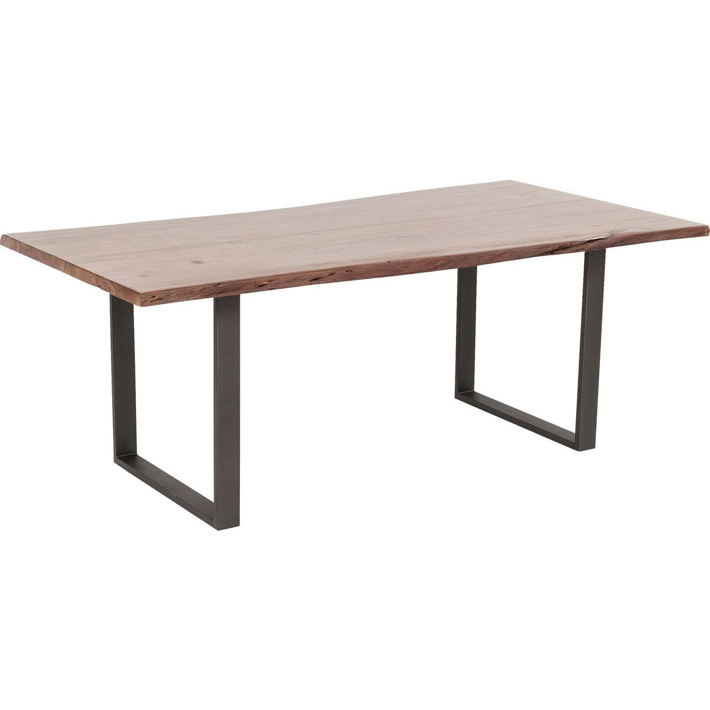 Table Harmony noyer acier Kare Design