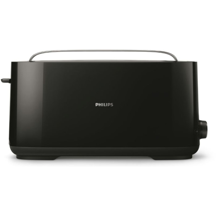 Grille-pain PHILIPS HD2590/90 Toaster noir Daily, 1 fente longue, 830W