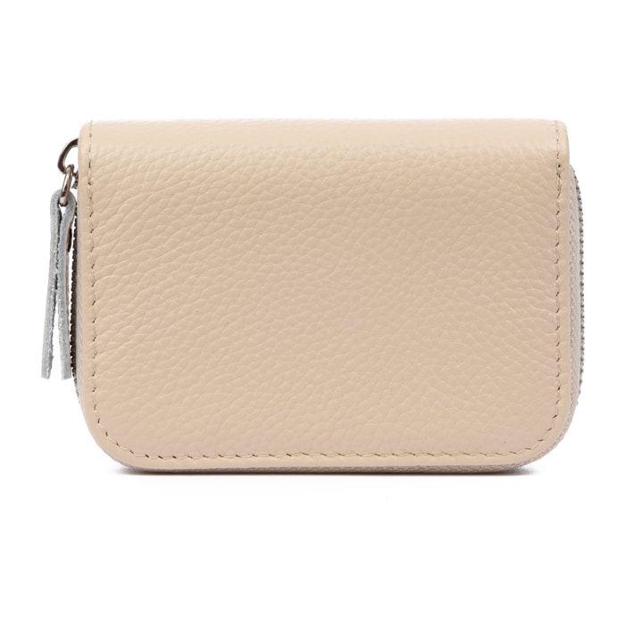 Balocco cartera tarjetero mujer. Piel auténtica Dollaro.