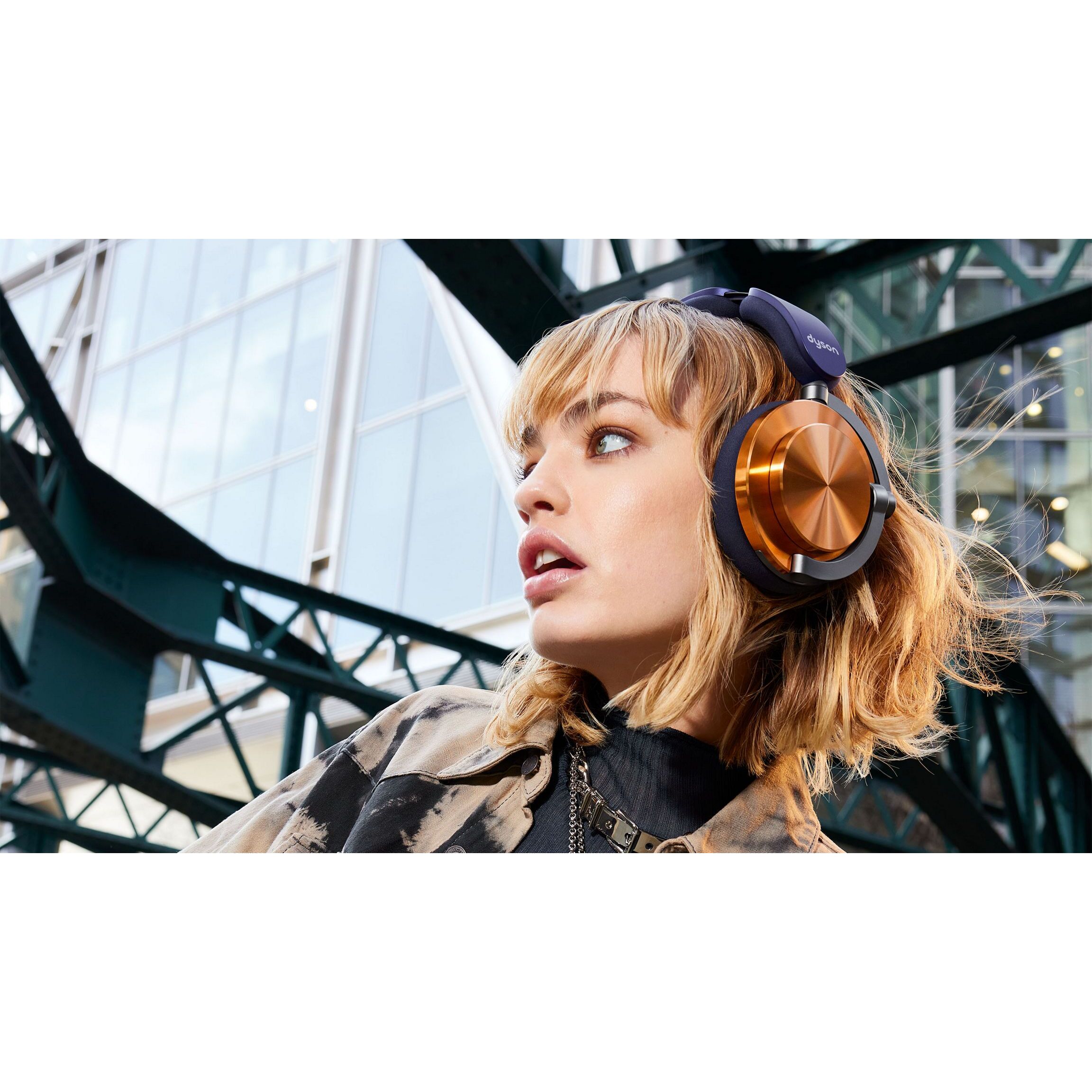 Casque Dyson OnTrac™ Bleu de Prusse/Cuivré