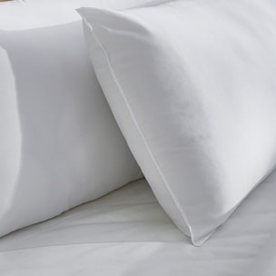 Pack 2 Almohadas de Fibra | Firmeza Baja | Transpirable | Suave | Tratamiento Antibacteriano