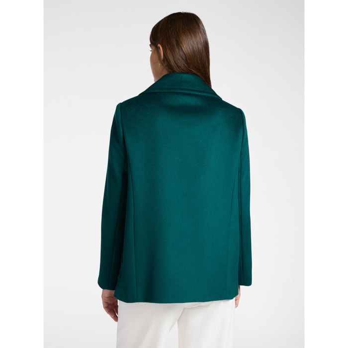 Elena Mirò - Abrigo cruzado - Verde