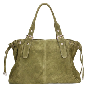 Borsa a mano da donna Made in Italy - Modello Celeste Plus - 100% pelle - 20.0 x 28.5 x 41.0 cm