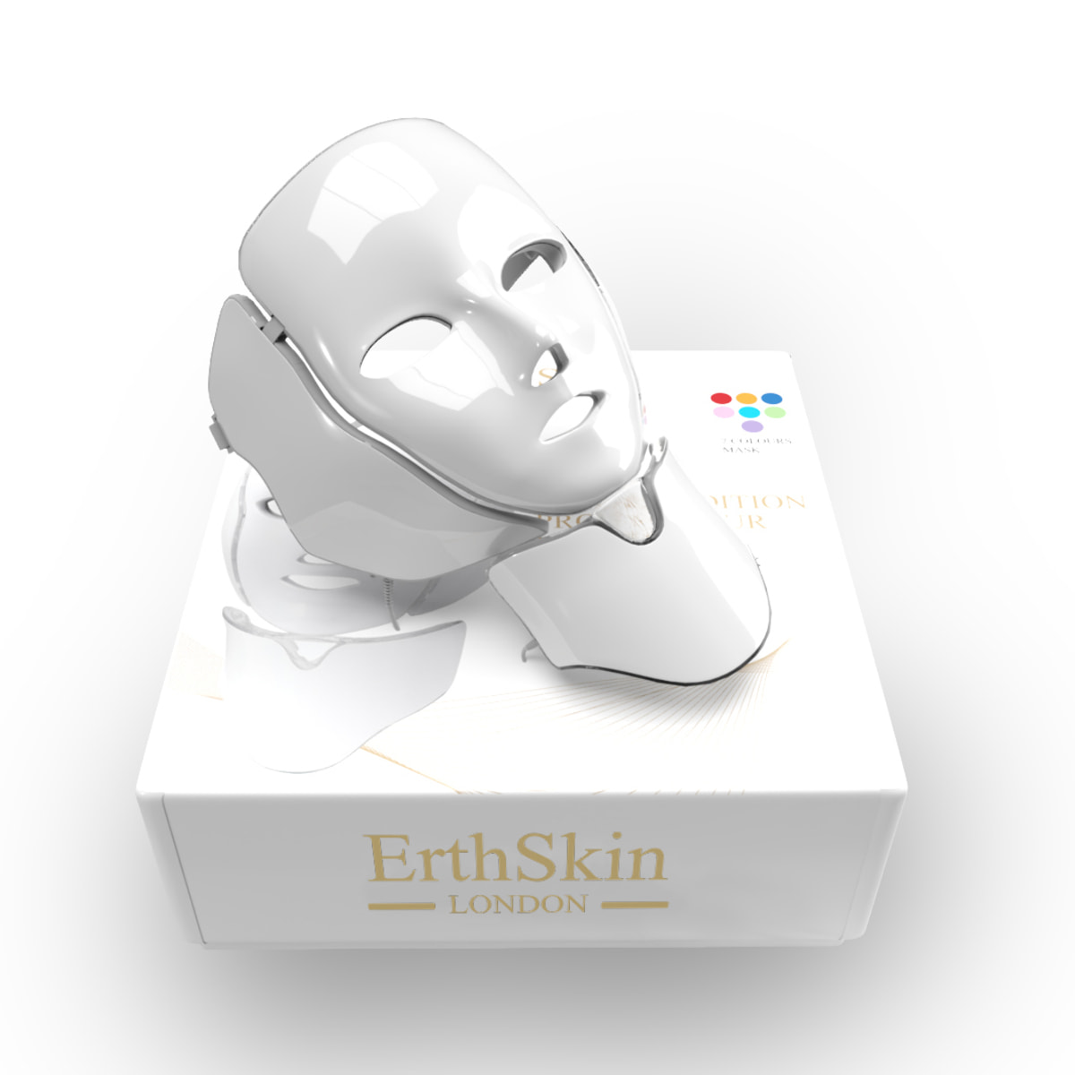 Máscara LED de 7 colores para rostro y cuello - Edición limitada