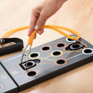 Tavola per Flessioni Push-Up con Bande di Resistenza e Manuale per gli Esercizi Pulsher InnovaGoods
