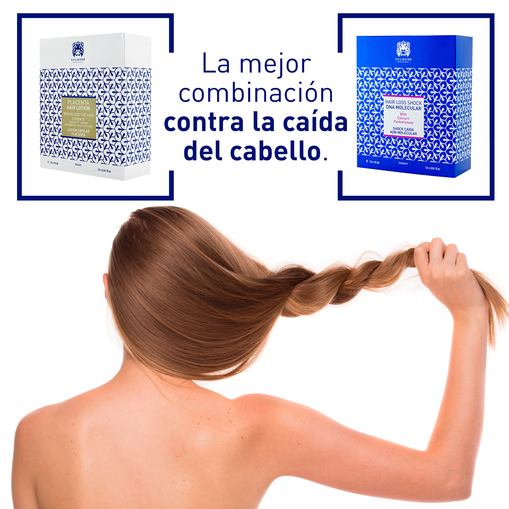 Valquer Loción Capilar de Placenta Vegetal - 12x15 ml