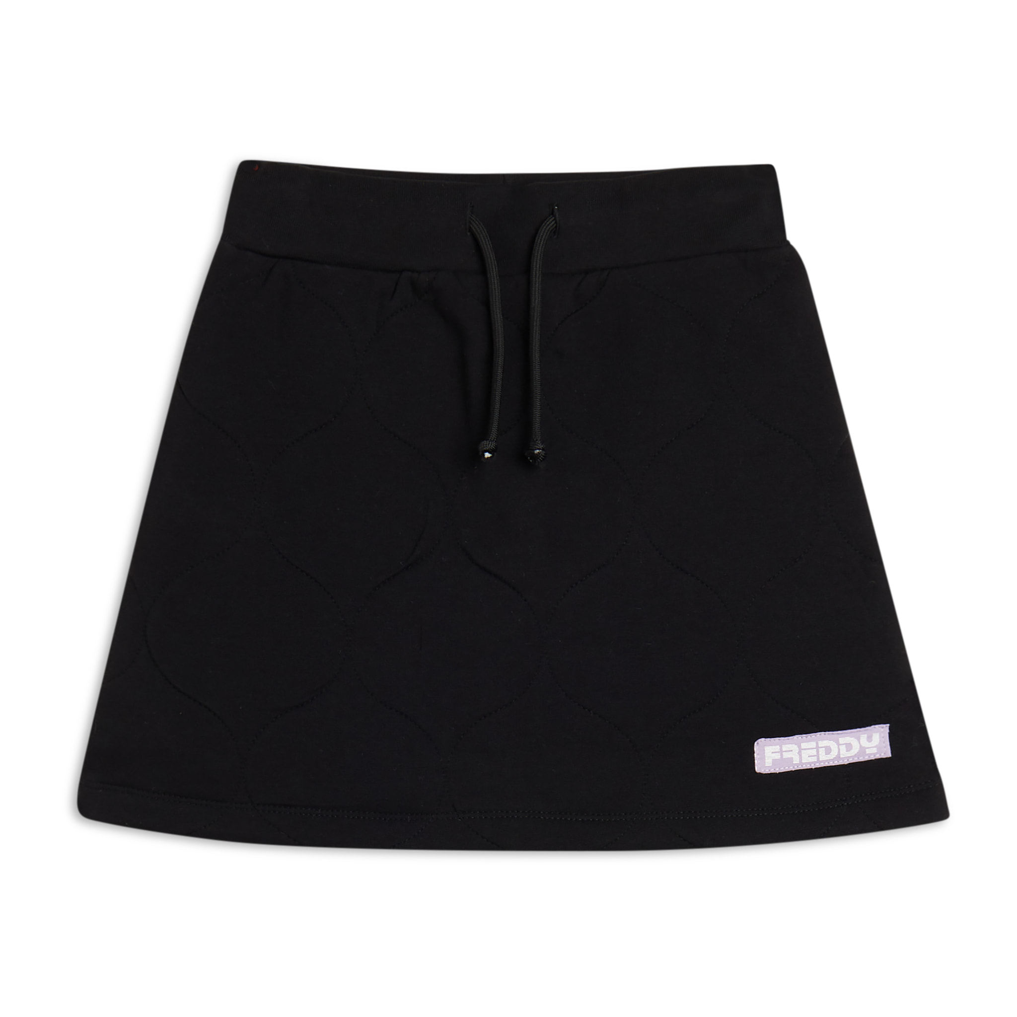 Gonna Bambina a trapezio in cotone texturizzato